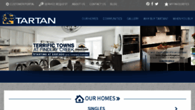What Tartanhomes.com website looked like in 2016 (7 years ago)