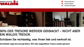 What Tresore.ch website looked like in 2016 (8 years ago)