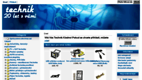 What Technik-kladno.cz website looked like in 2016 (7 years ago)