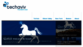 What Techaviv.com website looked like in 2016 (7 years ago)