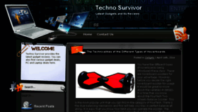 What Technosurvivor.com website looked like in 2016 (7 years ago)