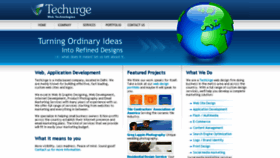 What Techurge.com website looked like in 2016 (7 years ago)