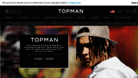 What Topman.co.uk website looked like in 2016 (7 years ago)