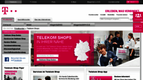 What Telekom-shop.de website looked like in 2016 (7 years ago)