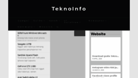 What Teknoinfo.web.id website looked like in 2016 (7 years ago)