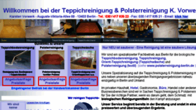 What Teppich-reinigung-berlin.de website looked like in 2016 (7 years ago)