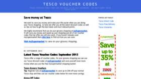 What Tescovouchercodes.blogspot.com website looked like in 2016 (8 years ago)