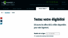 What Test-ligne-adsl.com website looked like in 2016 (7 years ago)