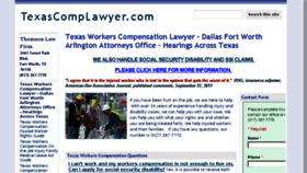 What Texascomplawyer.com website looked like in 2016 (7 years ago)