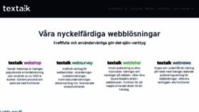 What Texttalk.se website looked like in 2016 (7 years ago)
