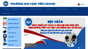 What Tgu.edu.vn website looked like in 2016 (7 years ago)