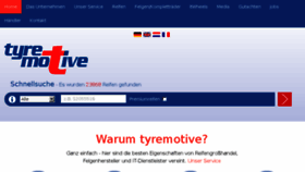 What Tyremotive.de website looked like in 2016 (7 years ago)