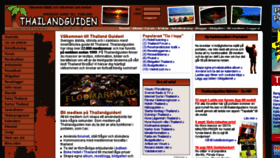 What Thailandguiden.se website looked like in 2016 (7 years ago)