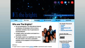 What The-brights.net website looked like in 2016 (7 years ago)