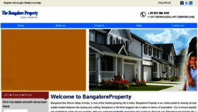 What Thebangaloreproperty.com website looked like in 2016 (7 years ago)