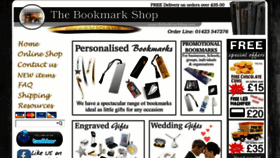 What Thebookmarkshop.com website looked like in 2016 (7 years ago)