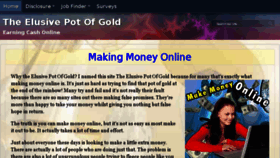 What Theelusivepotofgold.com website looked like in 2016 (7 years ago)