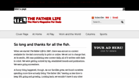 What Thefatherlife.com website looked like in 2016 (7 years ago)