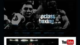 What Topclassboxing.co.uk website looked like in 2016 (7 years ago)