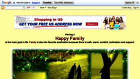 What Thehappyfamilies.blogspot.com website looked like in 2016 (8 years ago)