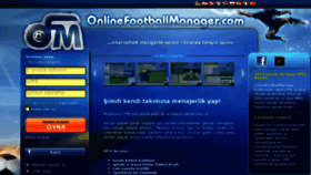 What Tr.onlinefootballmanager.com website looked like in 2016 (8 years ago)