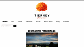 What Tierneyphotography.co.uk website looked like in 2016 (7 years ago)