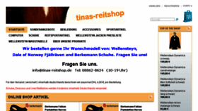 What Tinas-reitshop.de website looked like in 2016 (7 years ago)