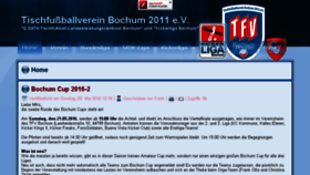 What Tischfussball-bochum.de website looked like in 2016 (7 years ago)