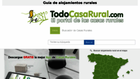 What Todocasarural.com website looked like in 2016 (7 years ago)