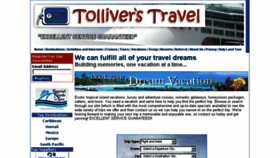 What Tolliverstravel.com website looked like in 2016 (7 years ago)