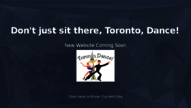What Torontodance.com website looked like in 2016 (7 years ago)