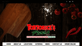 What Tortoricespizza.com website looked like in 2016 (7 years ago)