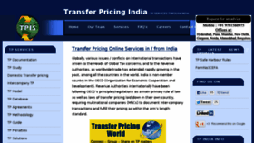 What Transferpricing-india.com website looked like in 2016 (7 years ago)