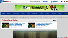 What Tribun.co.id website looked like in 2016 (8 years ago)