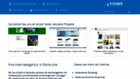What Trilobit.de website looked like in 2016 (8 years ago)