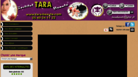 What Tara-beaute.com website looked like in 2016 (7 years ago)