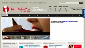 What Tuninfoforyou.com website looked like in 2016 (7 years ago)