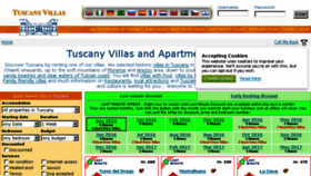 What Tuscany-villas.com website looked like in 2016 (7 years ago)