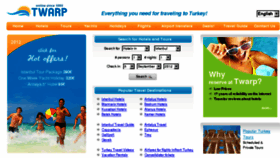 What Twarp.com website looked like in 2016 (7 years ago)