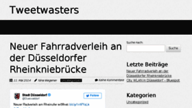 What Tweetwasters.com website looked like in 2016 (7 years ago)
