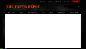 What Thevapordepot.com website looked like in 2016 (7 years ago)