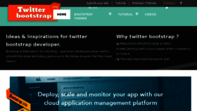 What Twitterbootstrap.org website looked like in 2016 (7 years ago)