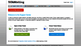 What Titanbilling.com website looked like in 2016 (8 years ago)