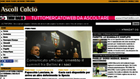What Tuttoascolicalcio.it website looked like in 2016 (7 years ago)