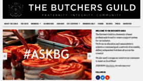 What Thebutchersguild.org website looked like in 2016 (8 years ago)