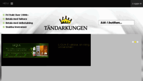 What Tandarkungen.se website looked like in 2016 (8 years ago)