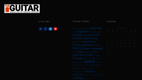 What Topguitar.eu website looked like in 2016 (8 years ago)
