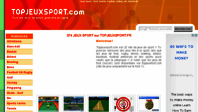 What Topjeuxsport.fr website looked like in 2016 (7 years ago)