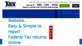 What Taxexcise.com website looked like in 2016 (7 years ago)