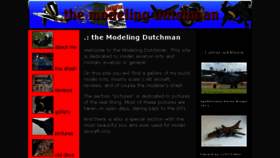 What Themodelingdutchman.com website looked like in 2016 (8 years ago)